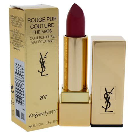 ysl rouge pur couture the mats rose perfecto 207|Yves Saint Laurent Rouge Pur Couture The Mats, No. 207 Rose .